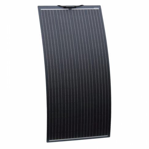 160W Black Semi-flexible Fibreglass Solar Panel ETFE