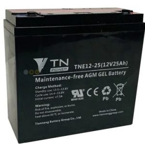 TN Power AGM 12V 25Ah Deep Cycle Battery TNE12-25