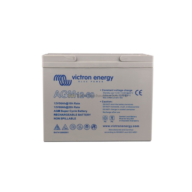 Victron Energy AGM Dual Purpose Battery 12V 60Ah – BAT412550084