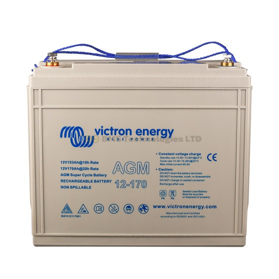 Victron Energy AGM Super Cycle Battery 12V 170Ah (M8) – BAT412117081
